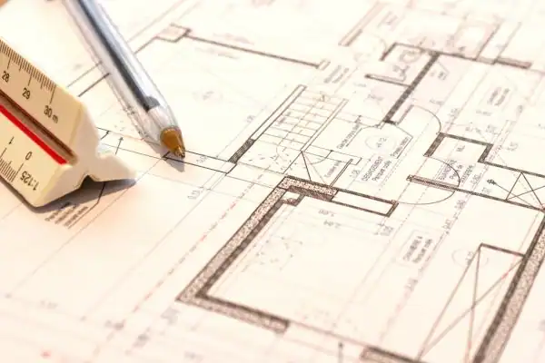 Image of architect Runcorn drawings